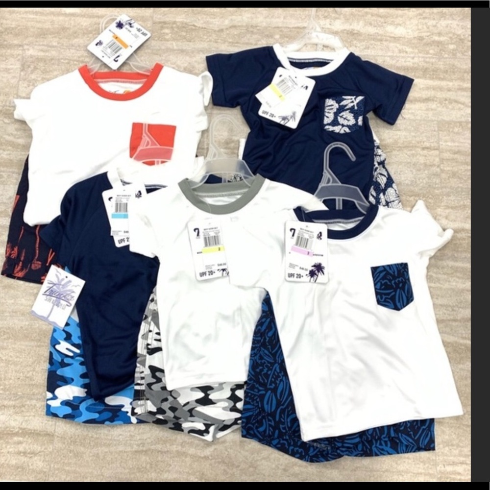! NWT little boys swim trunks